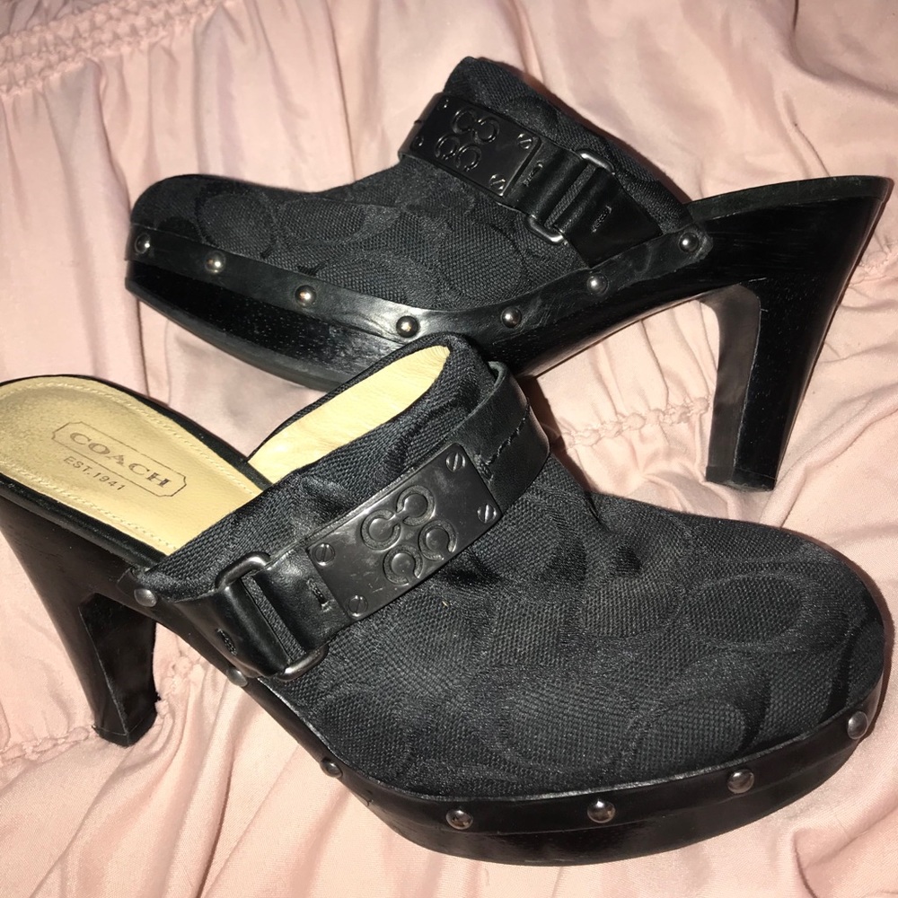 Coach sabot clogs